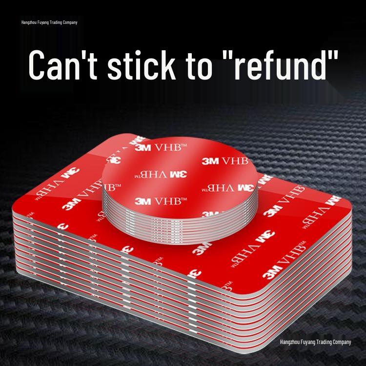 Тройная упаковка двусторонних высокоадгезивных пенных клейких прокладок без следов 3m Square 20x20mm 10pcs