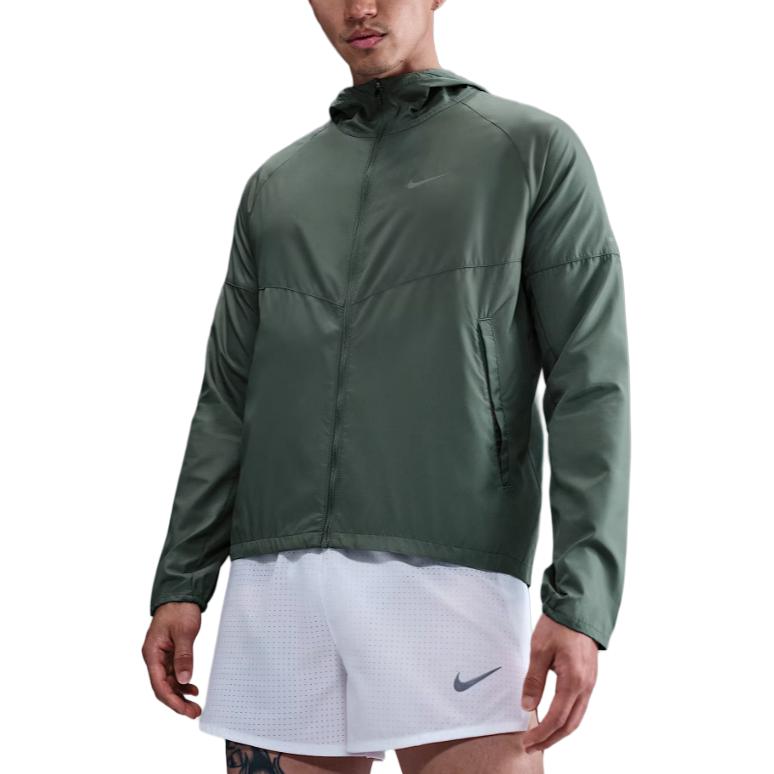 

Nike Miler Repel Water-Resistant Woven Hooded Fashion Sports Jacket Men Jacket DD4747-364 L