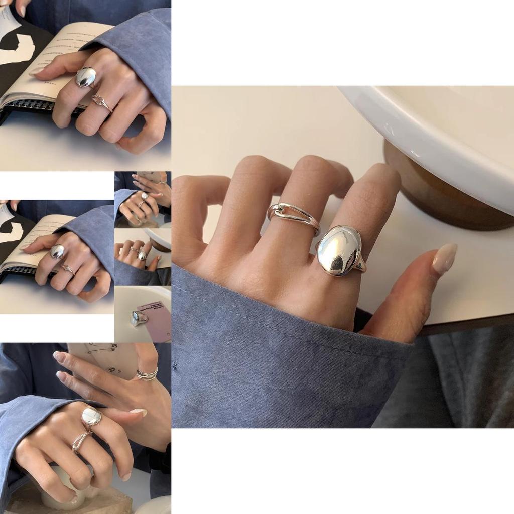 Elegant Geometric Copper Open Adjustable Ring For Women Stylish And Minimalist Design