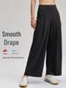 Women's High-Waist Wide-Leg Quick-Dry Yoga Pants - Breathable, Elastic, and Casual Fit