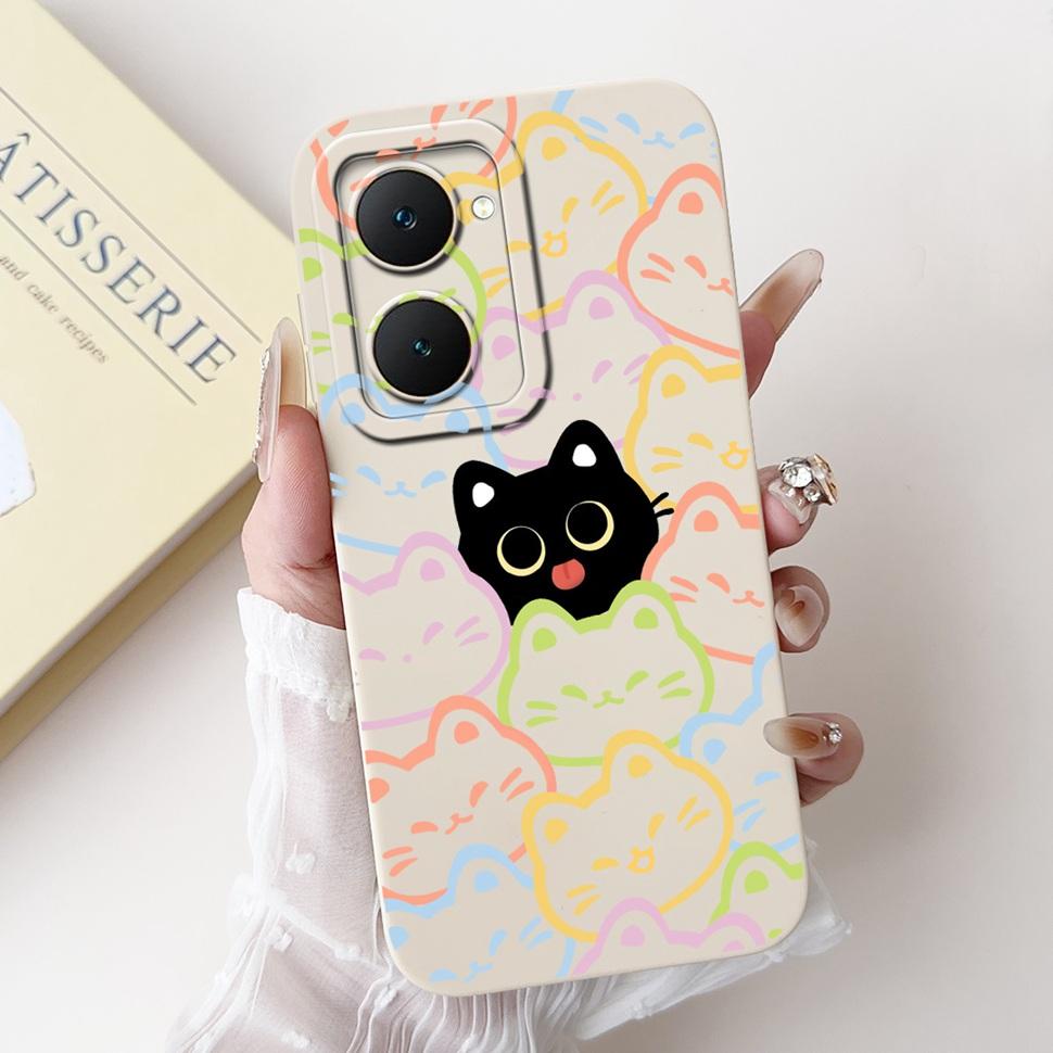 Fashion Painted Cover For Vivo Y03 Case Silicone Soft Slim Fundas For Vivo Y03 Y03T Y18 Y18i Y28s 4G Phone Cases Bags 6.56"