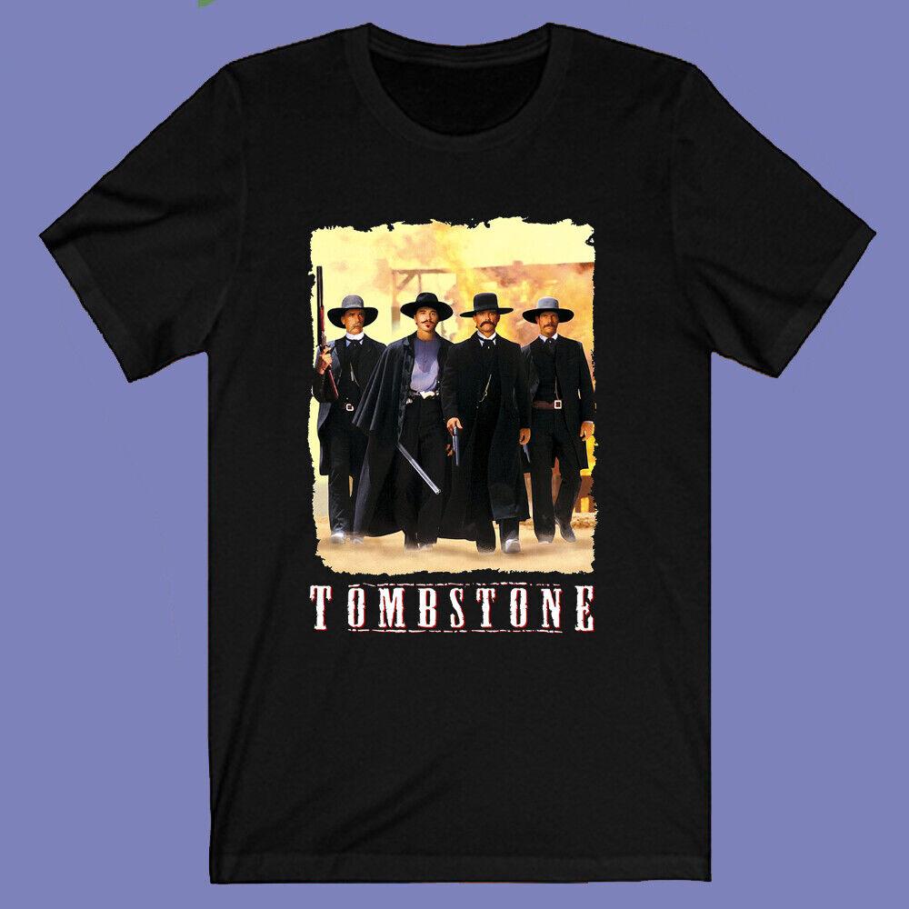 Tombstone Movie Huckleberry Men s Black T-shirt S-4XL Unisex T-Shirt S