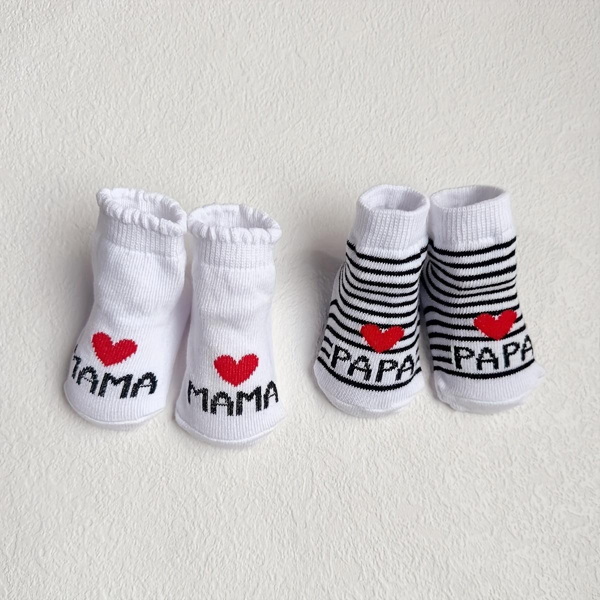 

Baby Loves Mom and Dad Socks Two Pairs, Daily Wear, Playful Style, Durable Stitching, Comfortable Fit, Matching, Gift Socks, Parent Gift 1 pcs