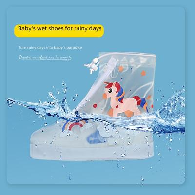 Kids' Non-Slip Waterproof Rain Boots: Durable, Thickened Mid-Tube Design for Boys & Girls