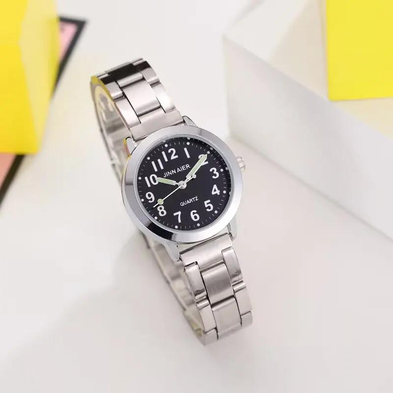 New Children's Boys Girls Watches Stainless Steel Students Quartz Adult Watch Birthday Gift Relojes Montres Kol Kaati