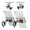 Bicycle Phone Holder 360 Rotate Metal  Aluminum Alloy Anti-slip Bracket Support GPS Clip Bike Motorcycle Phone Stand for iPhone