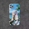 Frieren Sousou No Frieren Anime Phone Case For iPhone 16,15,14,13,12,11,Plus,Pro Max,XS,X,XR,SE,Mini,8 Soft Silicone Black Cover
