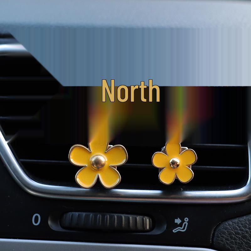 Small Daisy Car Air Freshener Clip for Air Conditioning Vents