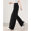 TERRE BLEUE Women's High-Waist Wide-Leg Casual Pants