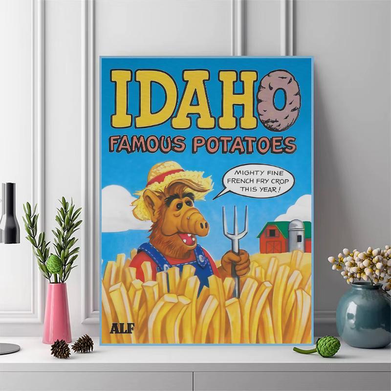 Idaho Famous Potatoes 100% Round Full Drill 5D DIY Diamond Painting Embroidery Cross Stitch Rhinestone Decor