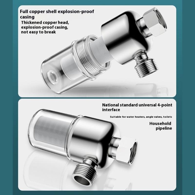 Maintenance Without Water Heaters Pre Filtrations System High Flows Rate Strong Water Heaters Inlet Filter for Household