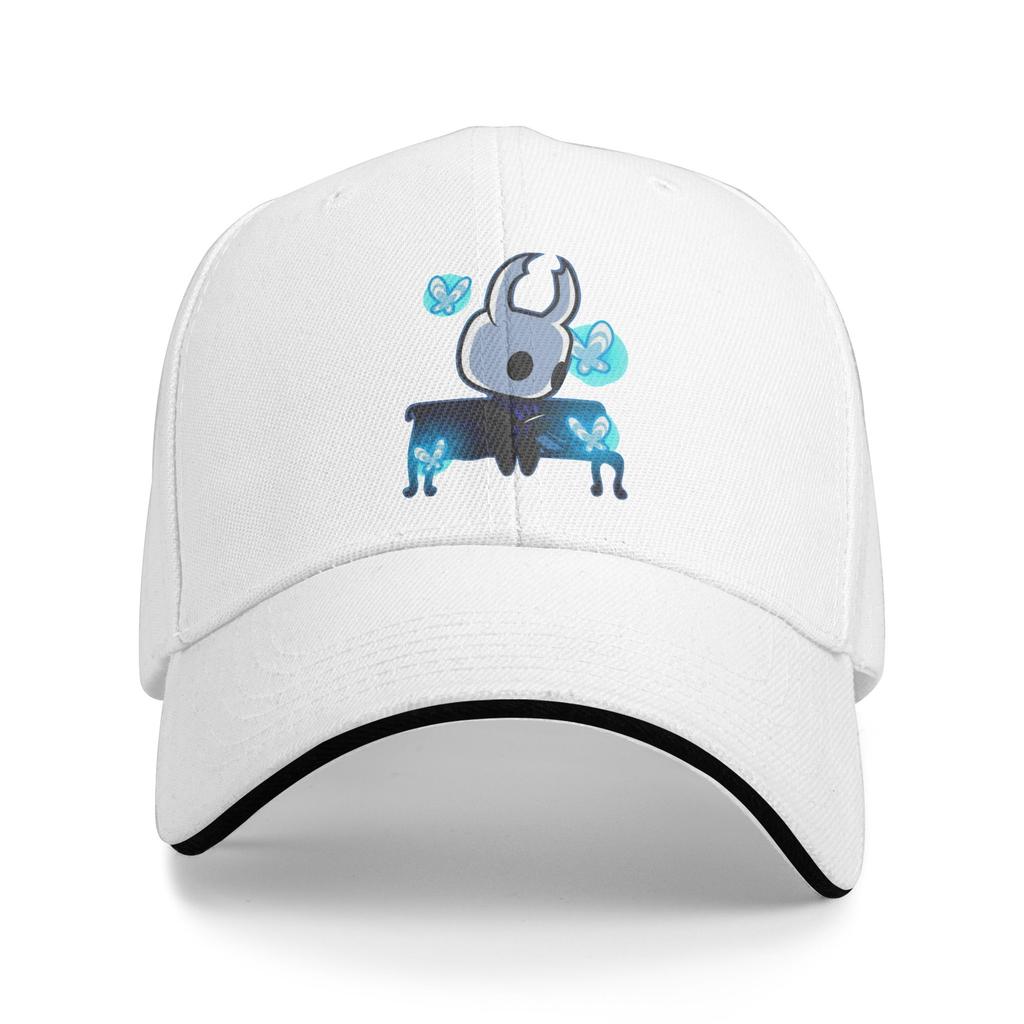 Funny Video Game Hollow Knight Baseball Caps Hip Hop Sandwich Caps for Unisex Women Adjustable Headwear Outdoor