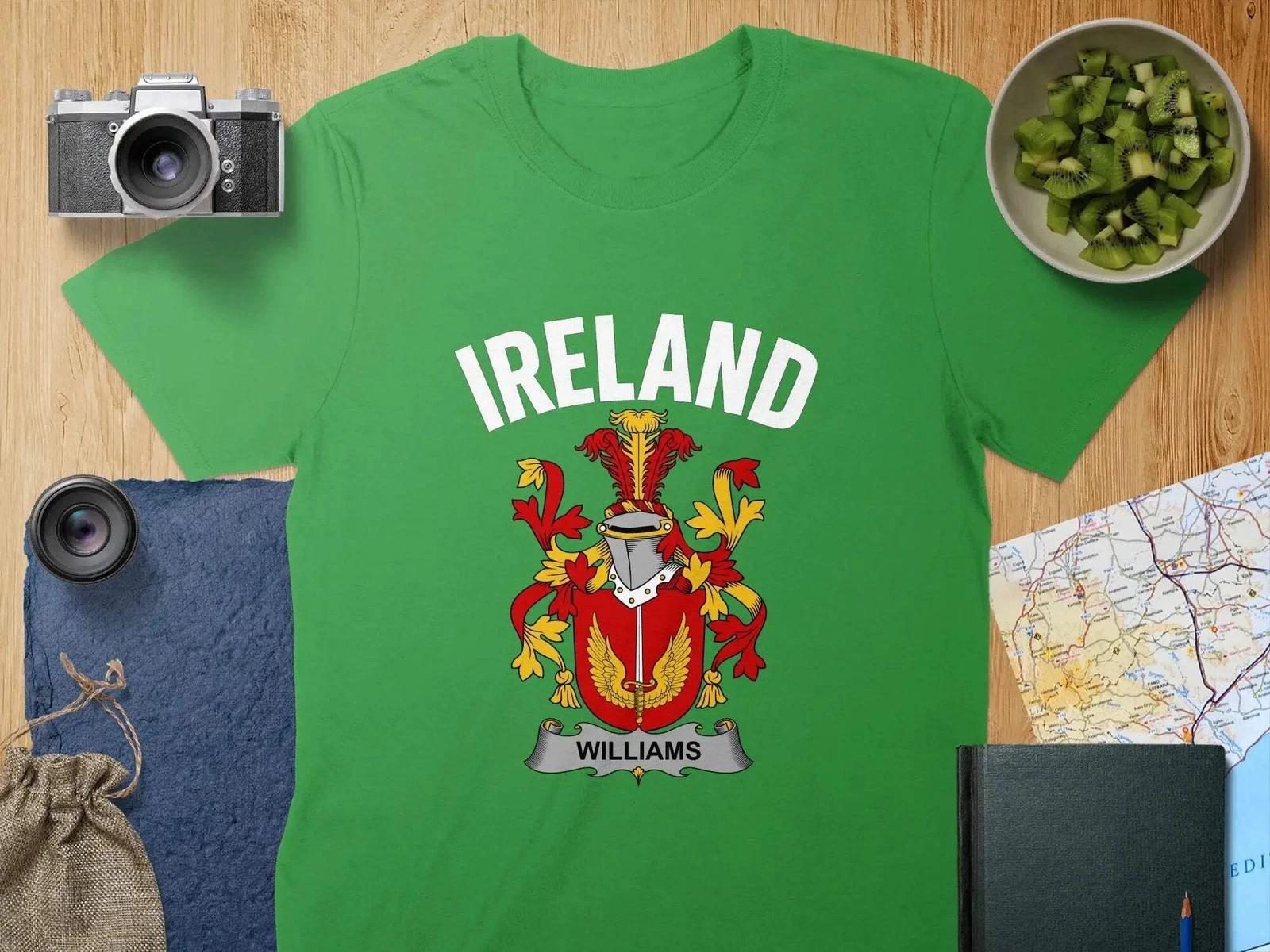 Williams Coat Of Arms Irish T-Shirt 2XL