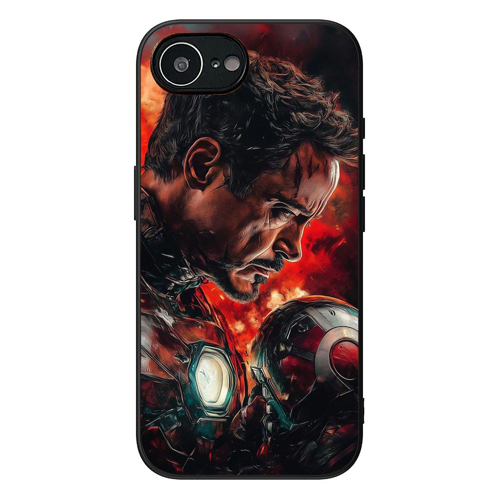 Marvel Hero Iron Man Casing Phone Cover for Samsung Galaxy S22 S21 S20 Fe Ultra S9 Plus + A13 A22 M21 M31 M55 M15 Case