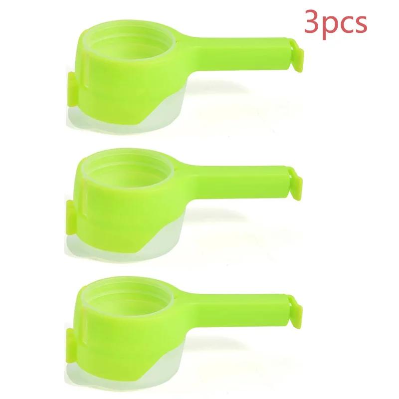 Food Preserving Bag Closure Clip Oat Dispense Spout Snack Bag Clip Moisture Seal Clip Fresh Keeping Sealer Clamp Kitchen Gadget