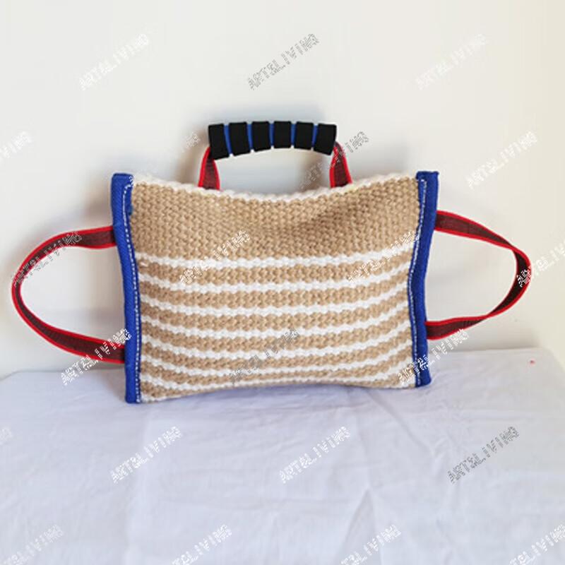 ART&LIVING Dog Training Coarse Linen Bite Pillow