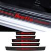 XMZSA1 For Volkswagen VW Beetle GTI GTD Rline B5 Polo Golf 6 7 Jetta Amarok Bora Car Door Sill Scratch Resistent Stickers Threshold Pad
