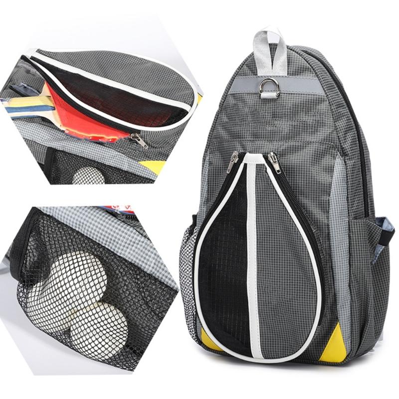 Compacts Sporty Table Tennis Accessories Bag for Rackets Gear Durability Nylons Construction Outdoor Adventures