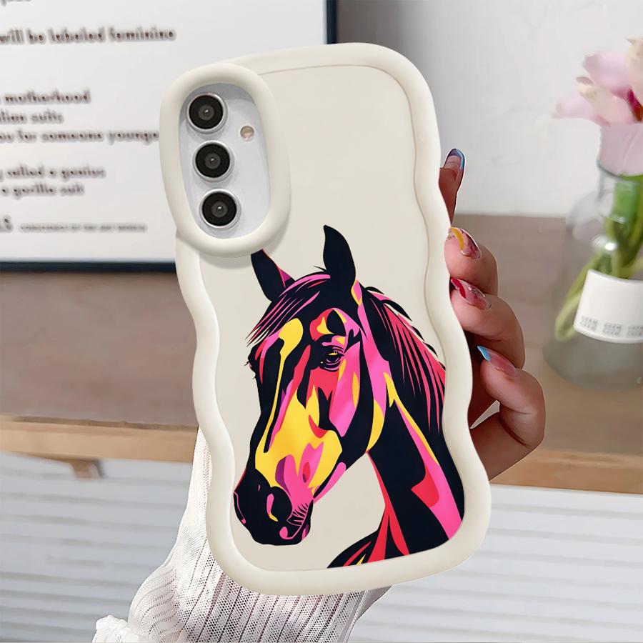 Cool Horse Soft Phone Cover Case for Samsung Galaxy A52 A21s A16 A14 A13 A15 A11 A12 A22 A03 A23 A53 A04 A33 A05 A06
