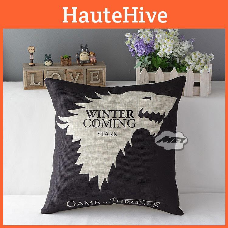 Luxurious Game Of Thrones Cotton Linen Pillow Case Waist Throw Cushion Covers For Home Decor