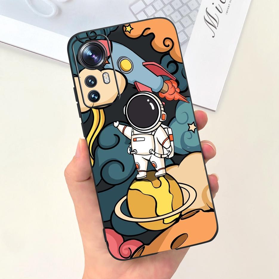 For Xiaomi Mi 12 Lite 5G Case Cute Fashion Cartoon Cover Soft Silicone Phone Case For Xiaomi Mi 12 12X Mi12 Pro 5G Fundas Bumper