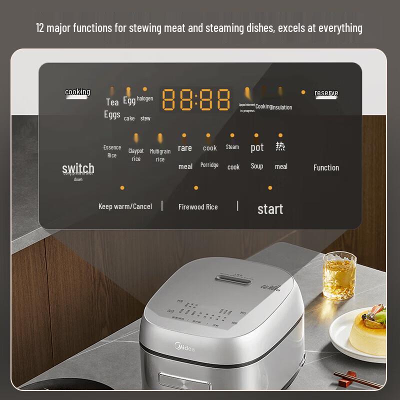Midea IH Smart Electric Rice Cooker CN plug (adapter included)
