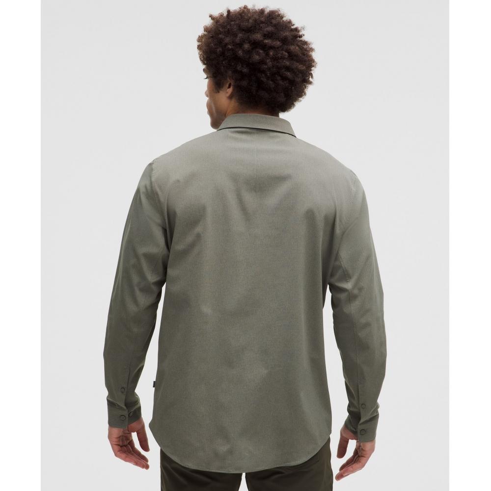 Lululemon Airing Easy Long Sleeve Shirt Grey Sage