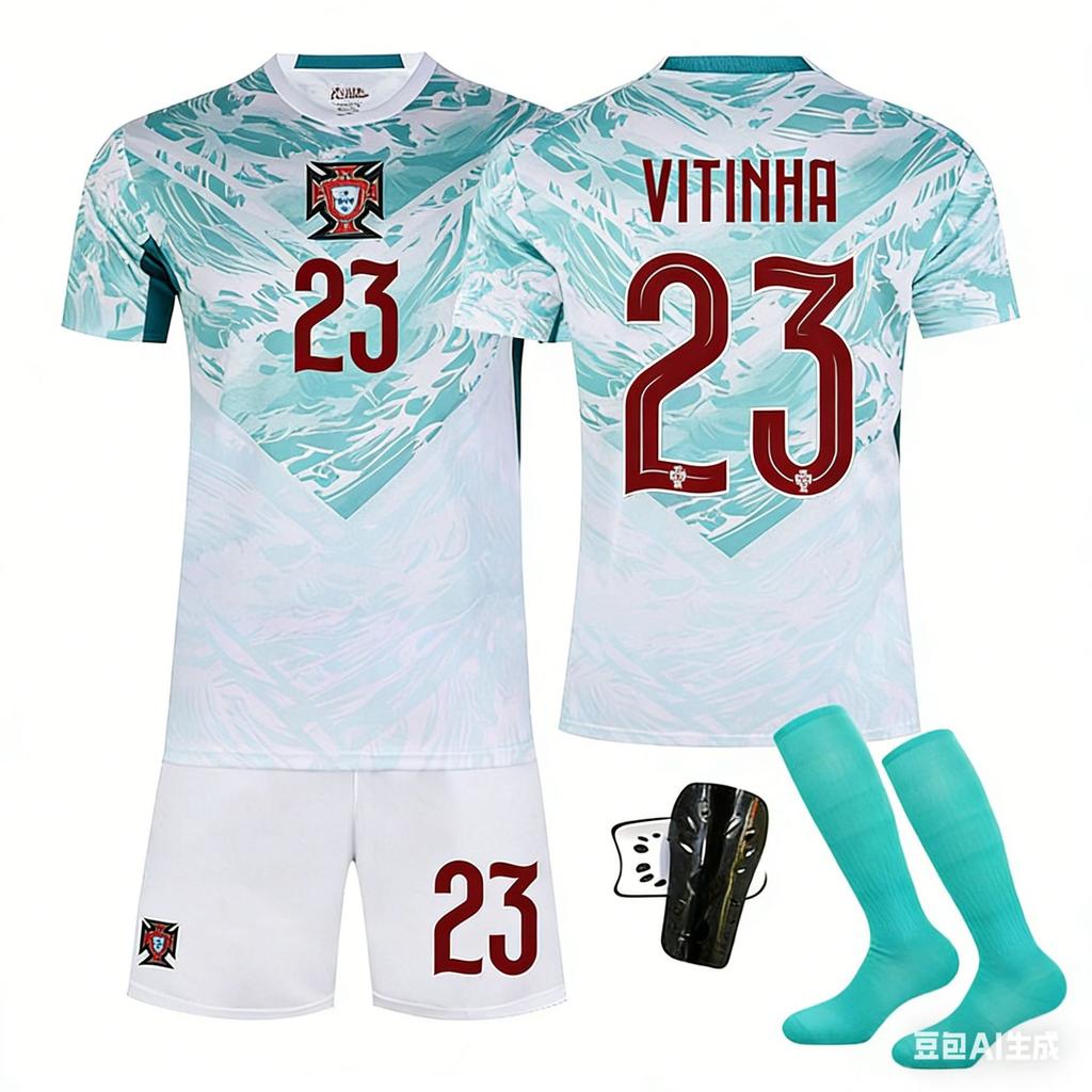 World Cup Portugal Away Football Jersey No. 7 Short-Sleeved Jersey, Team Jersey