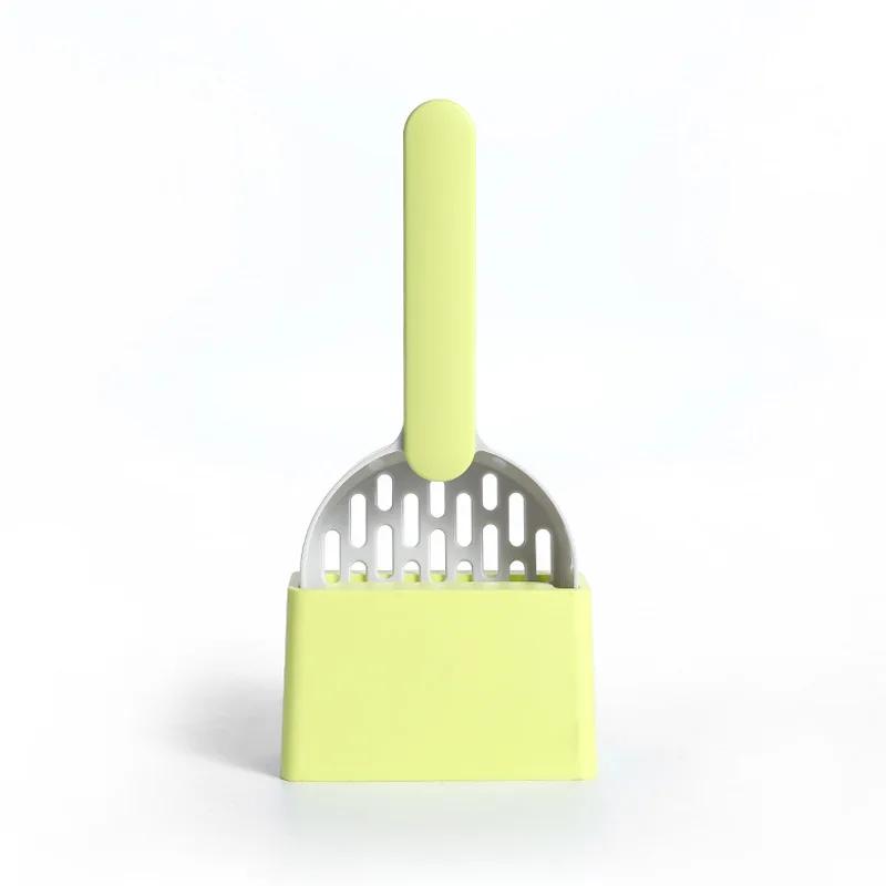 Pet Litter Scoop Set Specialized Cat Litter Filter Matching Base Fine Hole Cat Scoop Cleaning Pet Supplies
