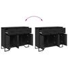 Sideboard Black 97 x 32.5 x 74.5 cm Particleboard