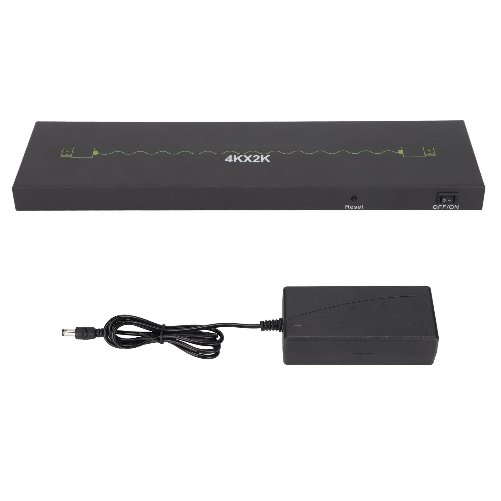 

Разветвитель интерфейса мультимедиа высокой четкости 4K 1 в 10 выходов Стабильный надежный практичный компьютер US Plug