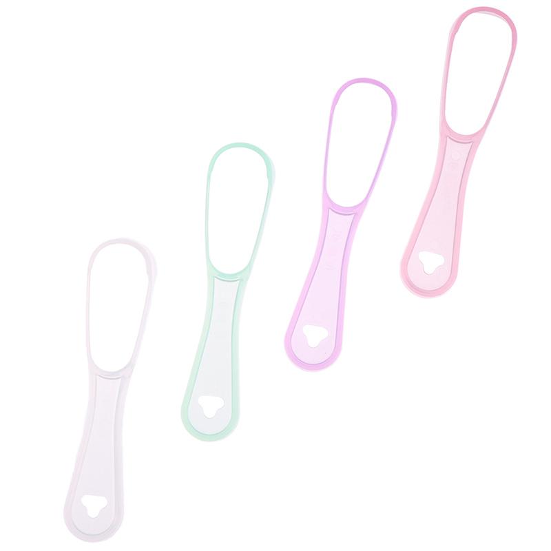 Food Grade Plastic Tongue Scraper Adult Tongue Cleaner Brush Oral Oral Care
