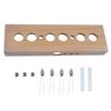 IN14 Glow Tube Clock DIY Tube Clock Kit Beech Wood Shell IN14 Nixie Tube Digital LED Clock DC12V 1A Multi Color for Time Display