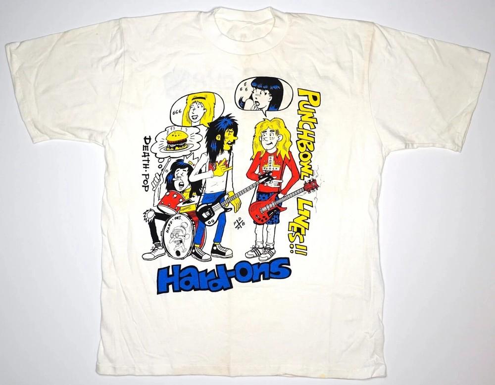 

Hard-Ons Punchbowl Lives Australian 90 s Tour Unisex Tee S-4XL BT1456 Unisex T-Shirt M