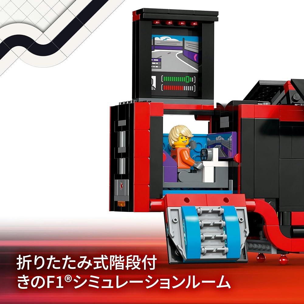 LEGO City F1 RB20 & AMR24 Race Car Set with F1 Track Building Blocks Toy for Kids Ages 8-10