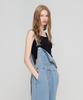 Cargo Bros For Woman Padded Crop Sleeveless (Black)