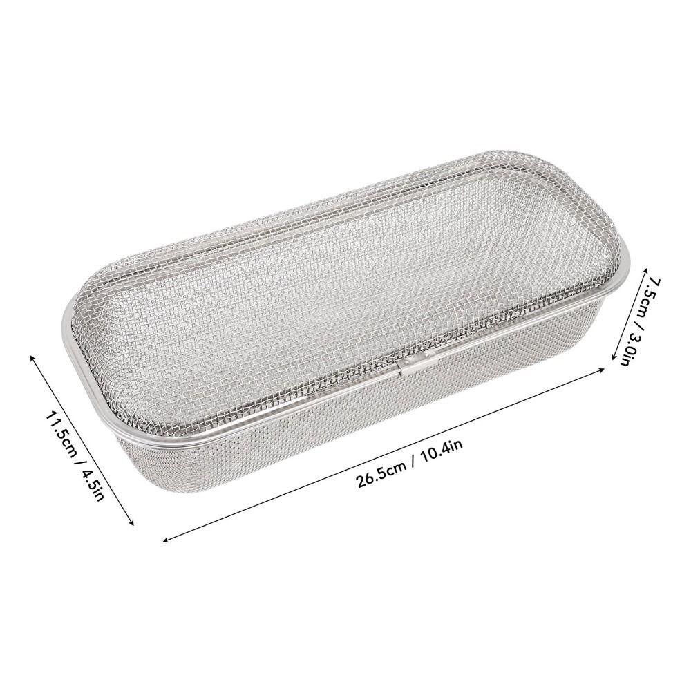 Fine Mesh Dishwasher Basket Rectangular Cutlery Holder Chopstick Basket  Family Kitchen