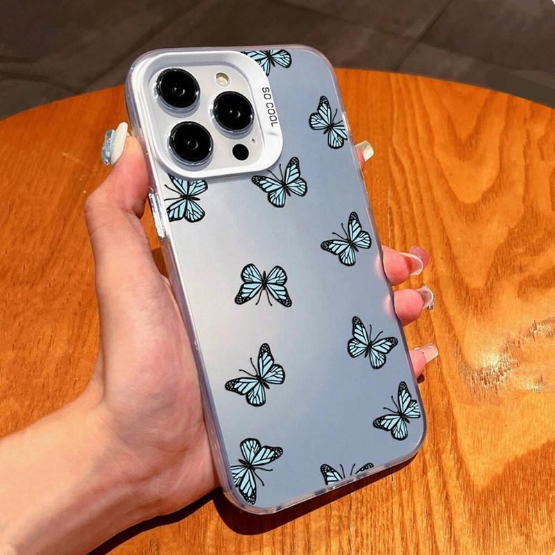 Phone Case For iPhone 15 14 11 12 13 Pro Max Mini X XR XS Max 7 8 Plus SE  Summer Daisy Flowers Smile Shockproof Matte Cover
