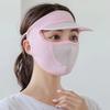 Women's UV Protection Ice Silk Face Mask - Breathable, Washable, Sunshade for Cycling