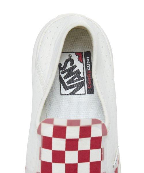 Vans ComfyCush One - (Checkerboard) Racing Red:Marshmallow VN0A45J5BOP1