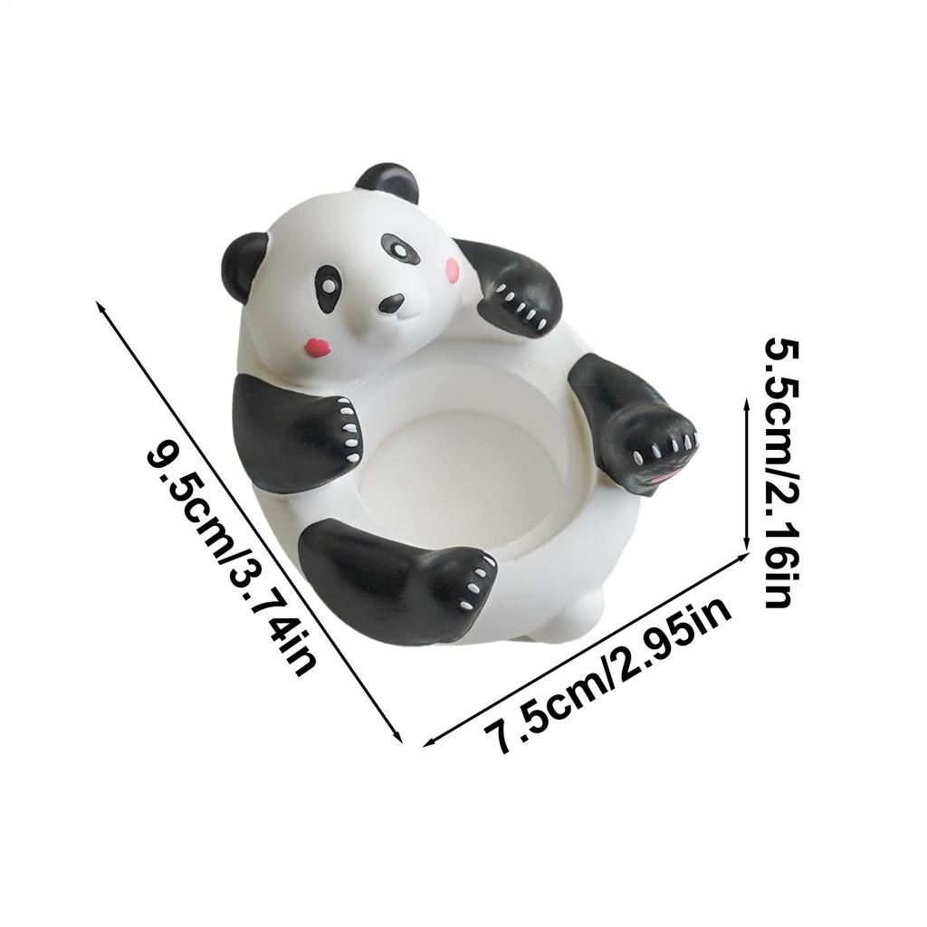 Panda Kerzenhalter Aromatherapie Kerze Formiges Wachs Set Handgefertigt Niedlich Teelicht Kerzenhalter Ornament Geschenk Heimdeko