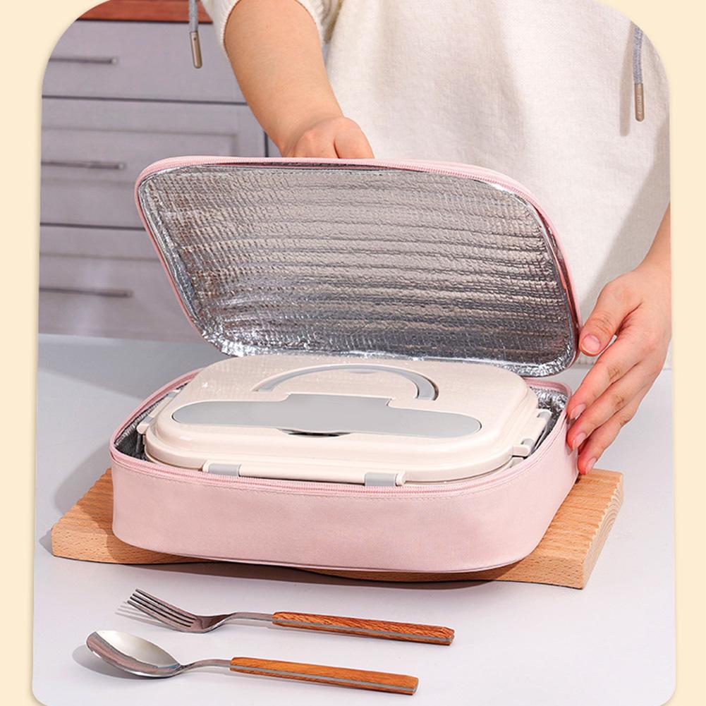 Portable Cooler Bag Waterproof Insulated Picnic Lunch Bag Box Ice Pack Lunch Box Food Carrier for Camping/BBQ/Outdoor Activities