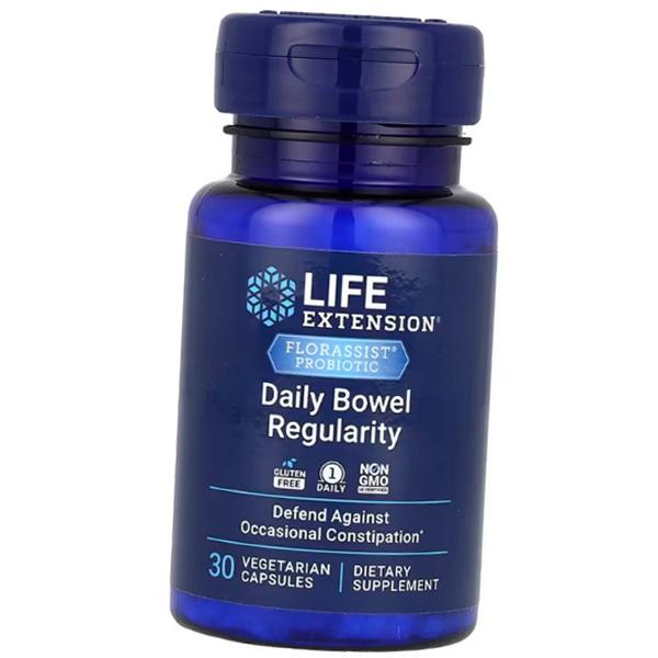 

Пробиотик для поддержания регулярности кишечника, Florassist Probiotic Daily Bowel Regularity, Life Extension 30вегкапс (69346008) 30vcaps