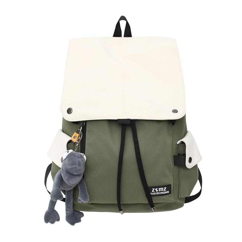 Campus school bag male college students simple and versatile large-capacity travel bag lightweight female high school students computer backpack tide