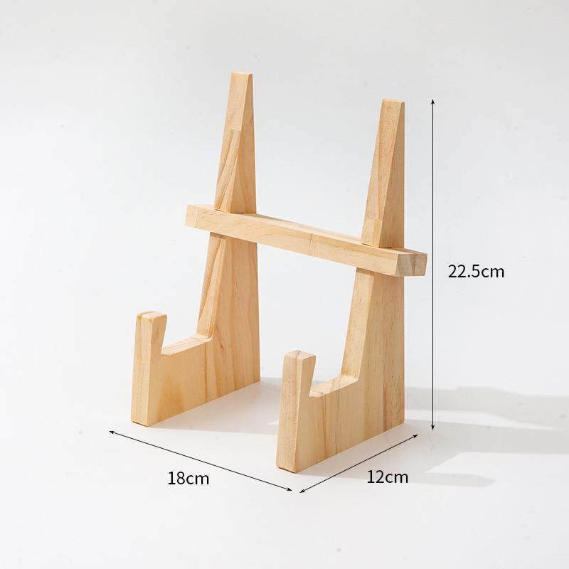 Wooden Cookbook Stand Flat Stand Base Kitchen Cookbook Stand Reading Stand Wooden Record Stand Resding Stand