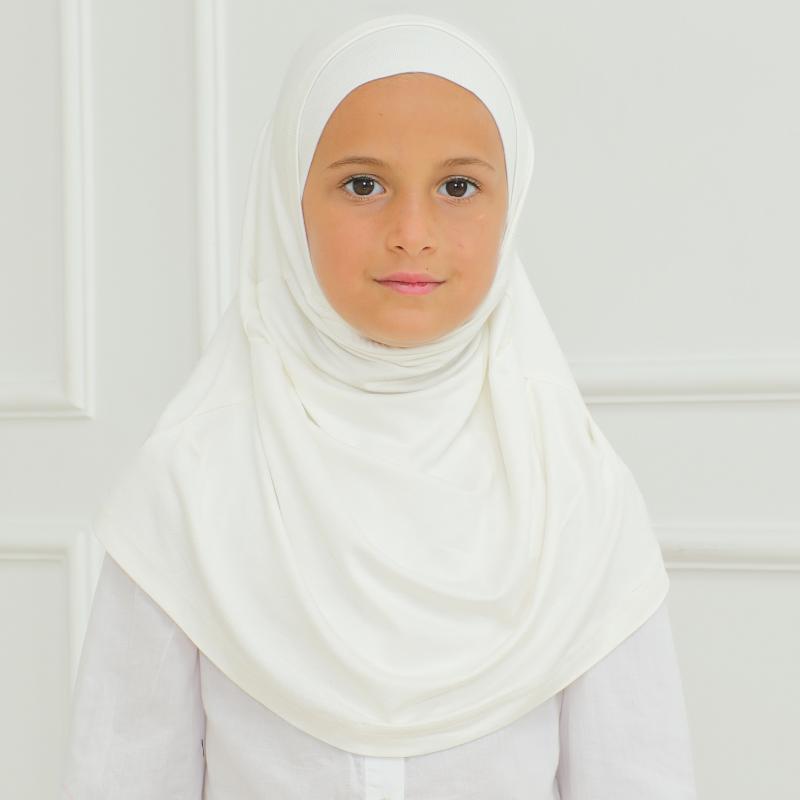 Easy To Wear Hijab For Girls, Muslim Scarf for Kids, Instant Hijabs For Women, Viscose Children Scarves For Ramadan Eid
