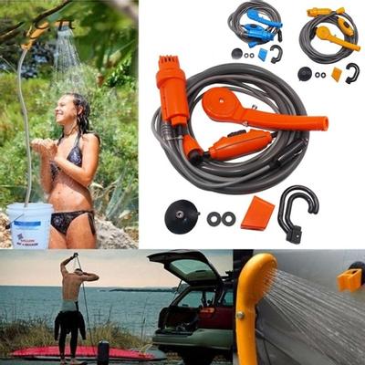 Kit de Ducha Portátil para Coche de 12V para Exteriores, Camping, Viajes, para Ducha, Limpiar, Lavar el Coche, Mascotas, Bomba de Ducha para Coche