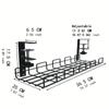Under Desk Cord Organizer Bathroom Room Toilet Rack Organizers for Tray Wall Hanging Basket
