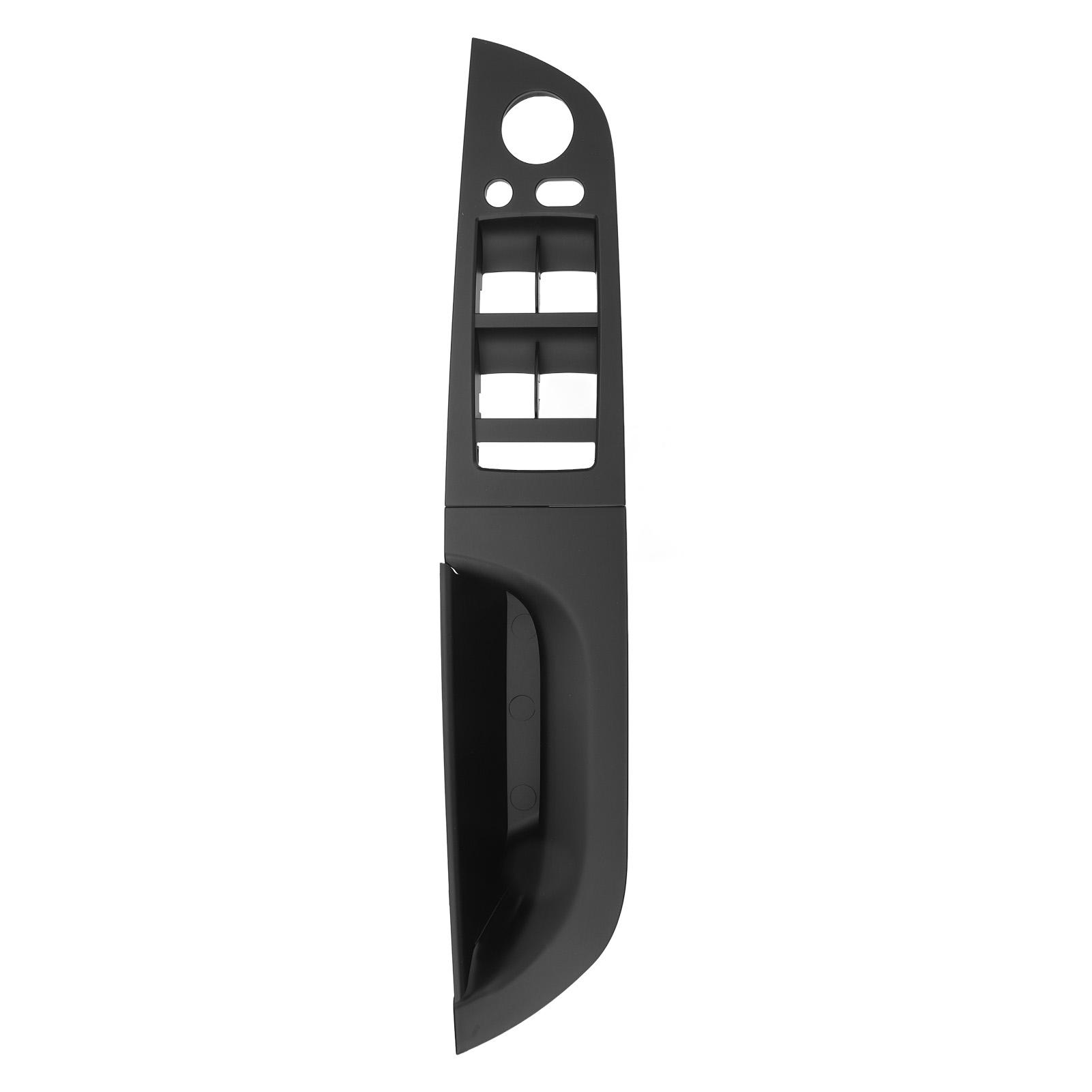 Window Switch Armrest Panel Driver Side Door Inner Panel for 3 Series E90 Sedan LCI 2009 to 2011 Black