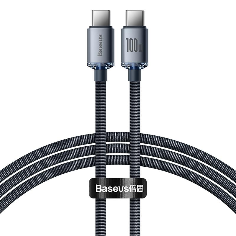 Baseus 100W C To C Type C Cable For iPhone15 16 USB C PD Fast Charging Charger Wire Cord For Macbook Samsung Xiaomi Type C Cable